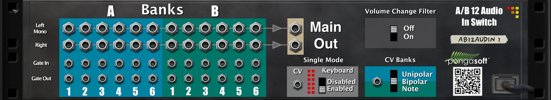 A/B 12 Audio In Switch (Back)