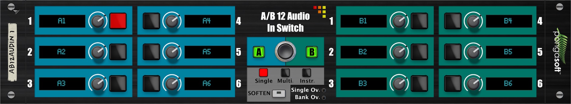 A/B 12 Audio In Switch (Front)