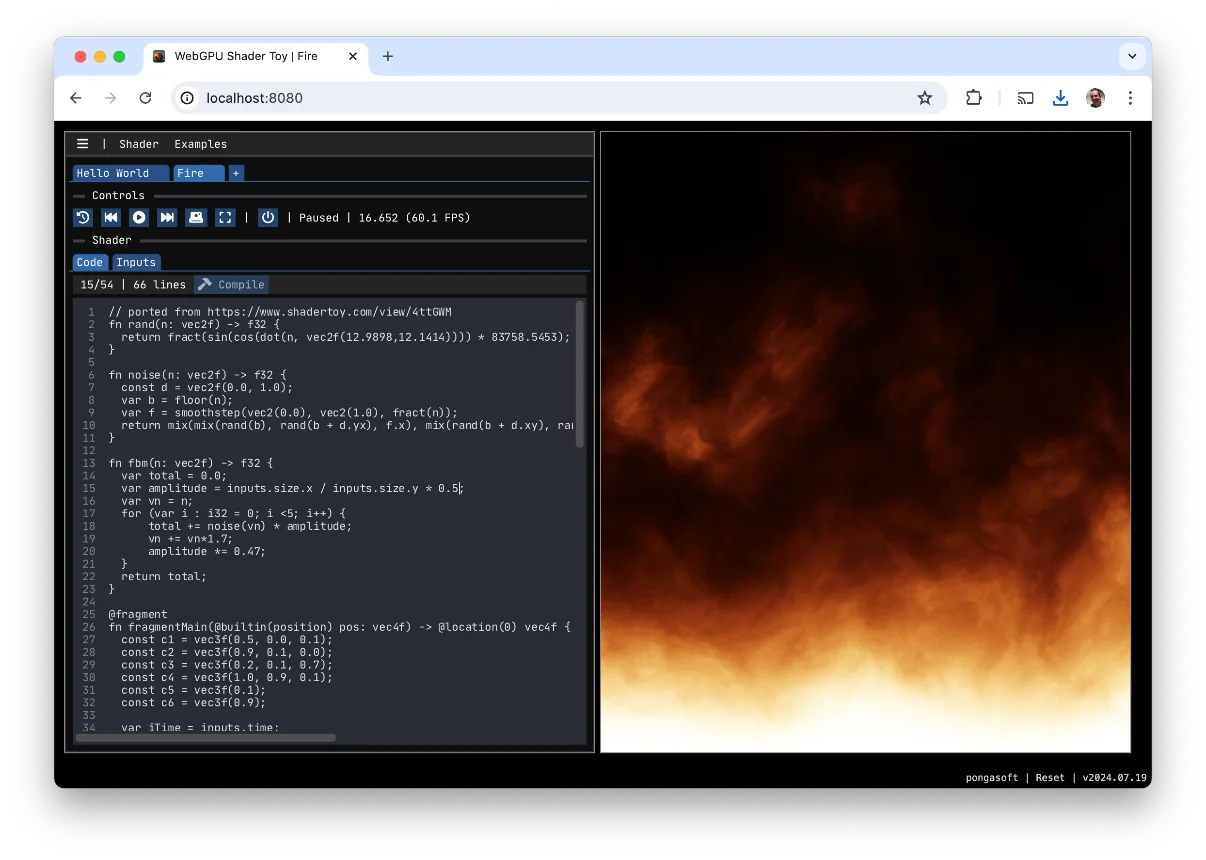 WebGPU Shader Toy